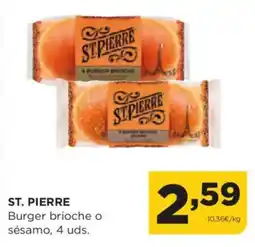 Alimerka ST. PIERRE Burger brioche o sésamo oferta
