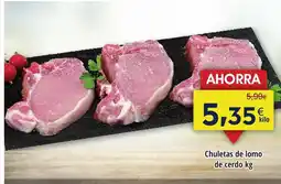 FROIZ Chuletas de lomo de cerdo oferta
