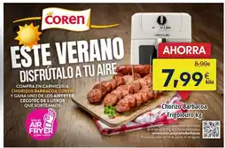 FROIZ COREN Chorizo Barbacoa Frigolouro oferta