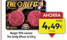 FROIZ Burger 95% vacuno The Grefg ElPozo oferta