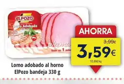 FROIZ Lomo adobado al horno ElPozo bandeja oferta