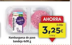 FROIZ Hamburguesa de pavo bandeja oferta