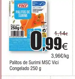 FROIZ Palitos de Surimi MSC Vici Congelado oferta