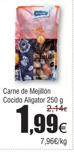 FROIZ Carne de Mejillón Cocido Aligator oferta