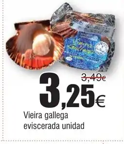 FROIZ Vieira gallega eviscerada unidad oferta