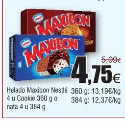 FROIZ Helado Danonino fresa y plátano oferta