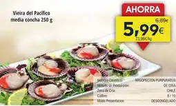 FROIZ Vieira del Pacífico media concha oferta