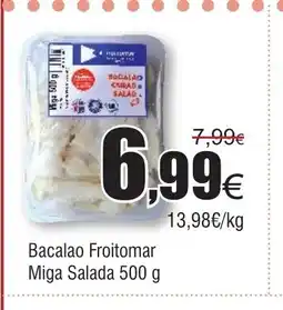FROIZ Bacalao Froitomar Miga Salada oferta