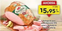 FROIZ Pechuga de pavo asado Naturarte 95% carne y ahumada en horno de leña oferta