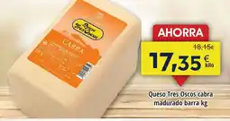 FROIZ Queso Tres Oscos cabra madurado barra oferta