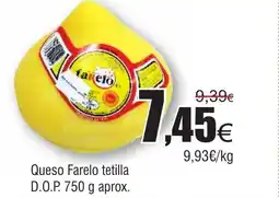 FROIZ Queso Farelo tetilla D.O.P. oferta