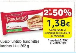 FROIZ Queso fundido Tranchettes lonchas oferta