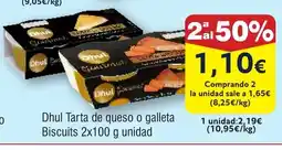FROIZ DHUL Tarta de queso o galleta Biscuits oferta