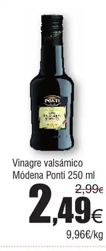 FROIZ PONTI Vinagre valsámico Módena oferta