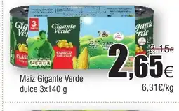 FROIZ Maíz Gigante Verde oferta