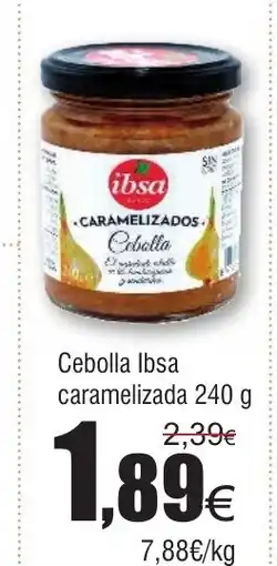 FROIZ Cebolla Ibsa caramelizada oferta