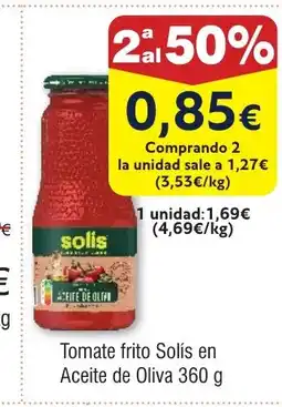 FROIZ Tomate frito Solís en Aceite de Oliva oferta