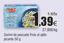 FROIZ Surimi de pescado Froiz al ajillo picante oferta