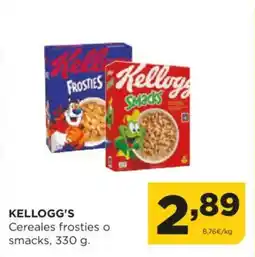 Alimerka KELLOGG'S Cereales frosties o smacks oferta