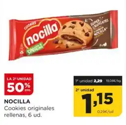 Alimerka NOCILLA ud: Cookies originales rellenas oferta