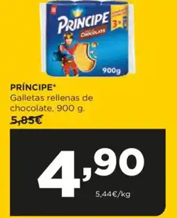 Alimerka PRÍNCIPE Galletas rellenas de chocolate oferta