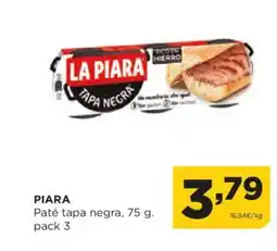 Alimerka PIARA Paté tapa negra oferta