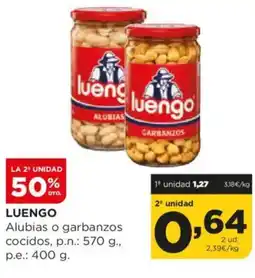 Alimerka LUENGO Alubias o garbanzos cocidos oferta