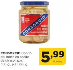 Alimerka CONSORCIO Bonito del norte en aceite de girasol oferta