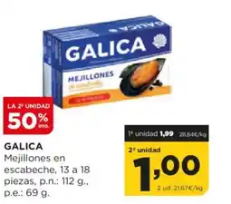 Alimerka GALICA Mejillones en escabeche oferta