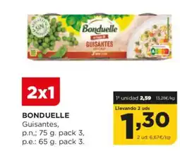 Alimerka BONDUELLE Guisantes, oferta