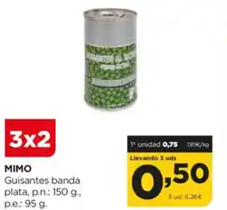 Alimerka MIMO Guisantes banda plata oferta