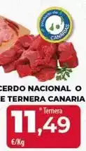 Spar Tenerife Cerdo nacional o te ternera canaria oferta