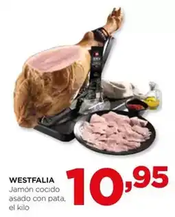 Alimerka Westfalia - westfalia jamón cocido asado con pata oferta