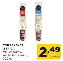 Alimerka Leyenda - iberica mini chorizo o salchichon iberico oferta