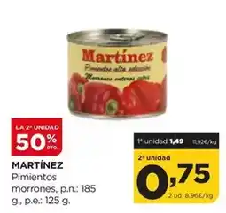 Alimerka Martínez - pimientos morrones oferta