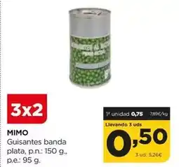 Alimerka Guisantes banda plata oferta