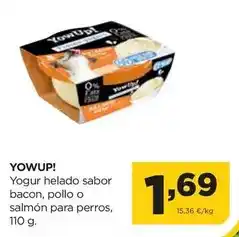 Alimerka Yogur helado sabor bacon, pollo o salmon para perros oferta
