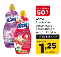 Alimerka Asevi - suavizante concentrado pasion&taire o zen oferta