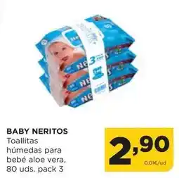 Alimerka Bebé - toallitas humedas para bebe aloe vera oferta