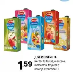 Coviran Disfruta juver - néctar 10 frutas, manzana, melocotón, tropical o naranja exprimida oferta