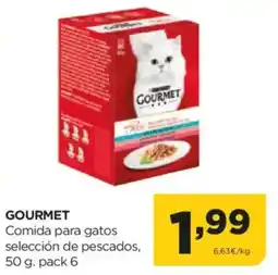Alimerka GOURMET Comida para gatos selección de pescados, oferta