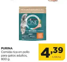 Alimerka PURINA Comida rica en pollo para gatos adultos oferta