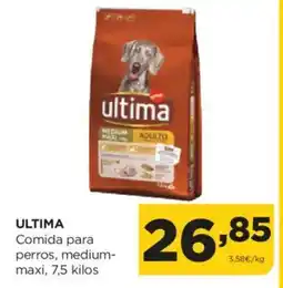 Alimerka ULTIMA Comida para perros, medium- maxi oferta