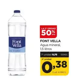 Alimerka FONT VELLA Agua mineral, oferta