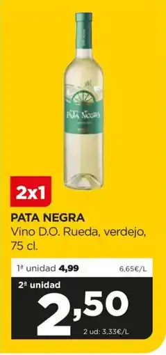 Alimerka PATA NEGRA Vino D.O. Rueda, verdejo, oferta