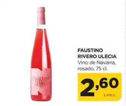 Alimerka FAUSTINO RIVERO ULECIA Vino de Navarra, rosado oferta