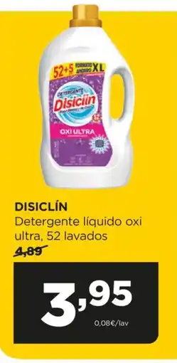Alimerka DISICLÍN Detergente líquido oxi ultra, 52 lavados oferta