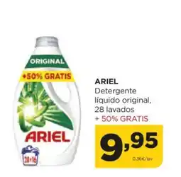 Alimerka ARIEL Detergente líquido original, 28 lavados oferta