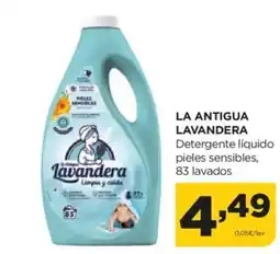 Alimerka LA ANTIGUA LAVANDERA Detergente líquido pieles sensibles oferta