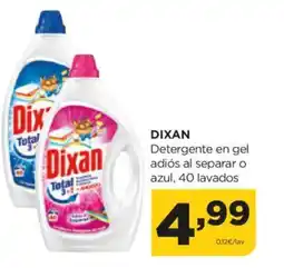 Alimerka DIXAN Detergente en gel adiós al separar o azul oferta